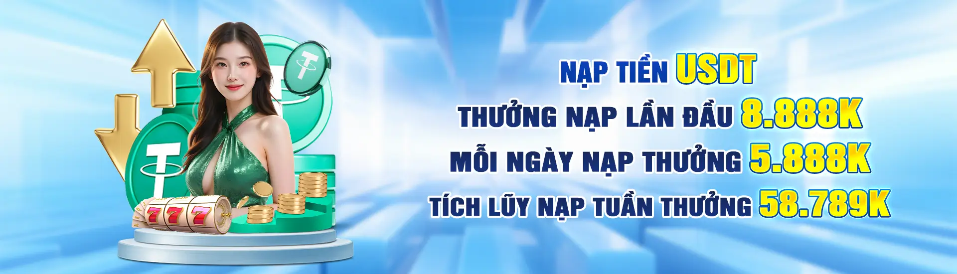 789f23 nạp tiền USDT lần đầu nhận thưởng đến 8.888k