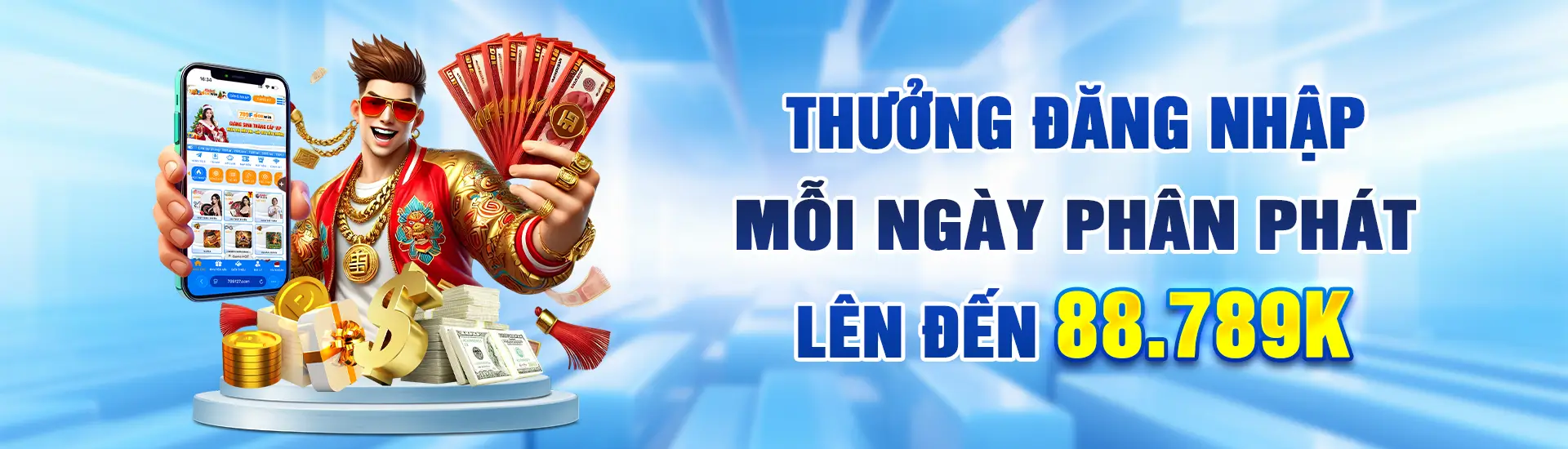 789f23 Đăng nhập mỗi ngày nhận thưởng đến 88.789k